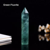 Natural crystal Tower Green fluorite hexagon decoration-20200612GFL